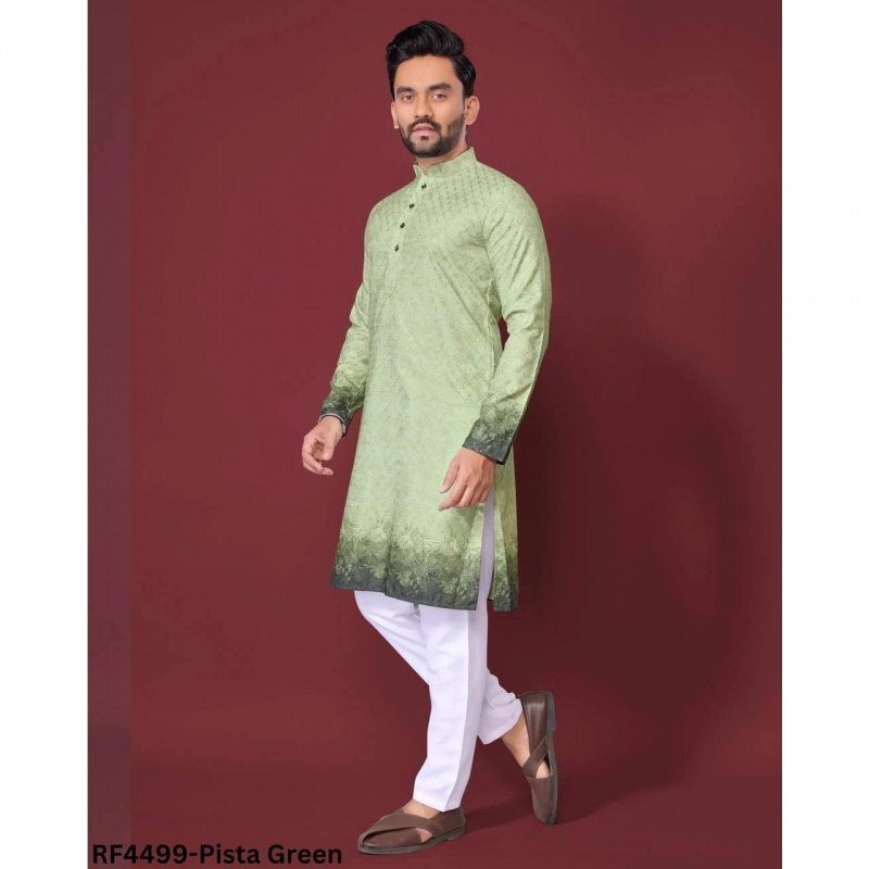 Stand Collar Muslim Shirt Men  - Ethnic Fashion India 评论和价格
