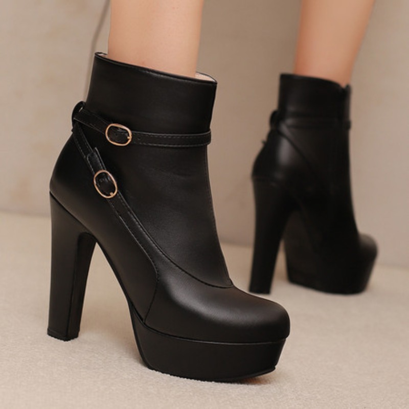 Fashion Platform Boots Women S - Ethnic Modern Fashion 评论和价格
