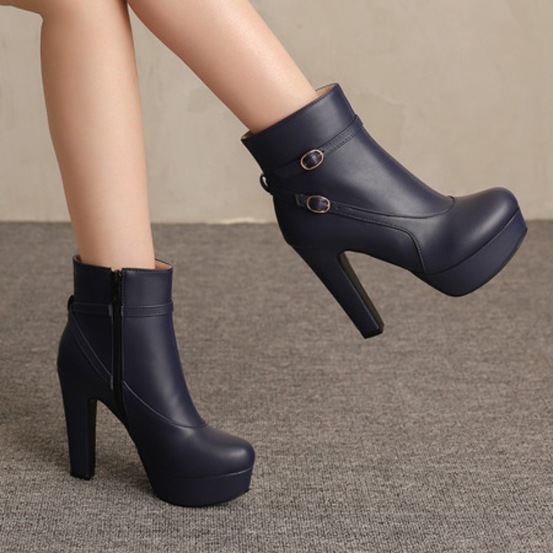 Fashion Platform Boots Women S - Ethnic Modern Fashion 评论和价格